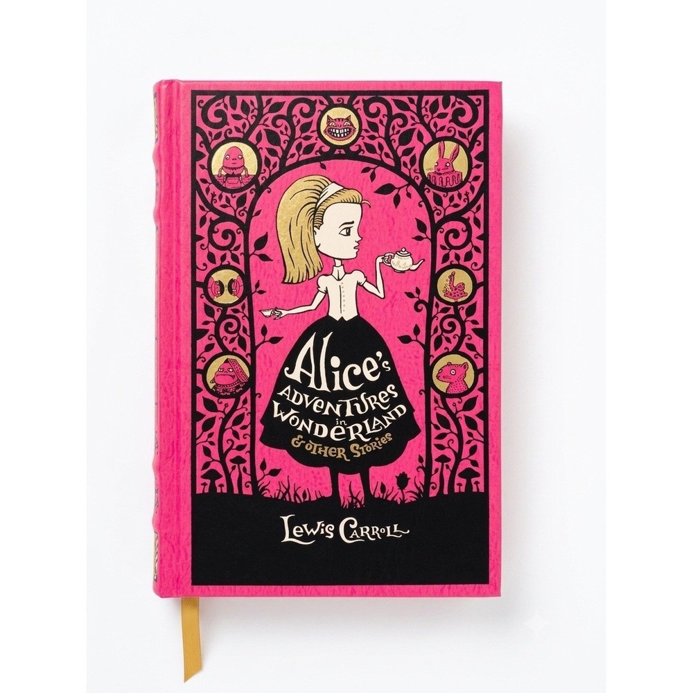 Alice's Adventures in Wonderland Lewis Carroll Barnes&Noble Pink/Gold (HC)2010' - Picture 1 of 6